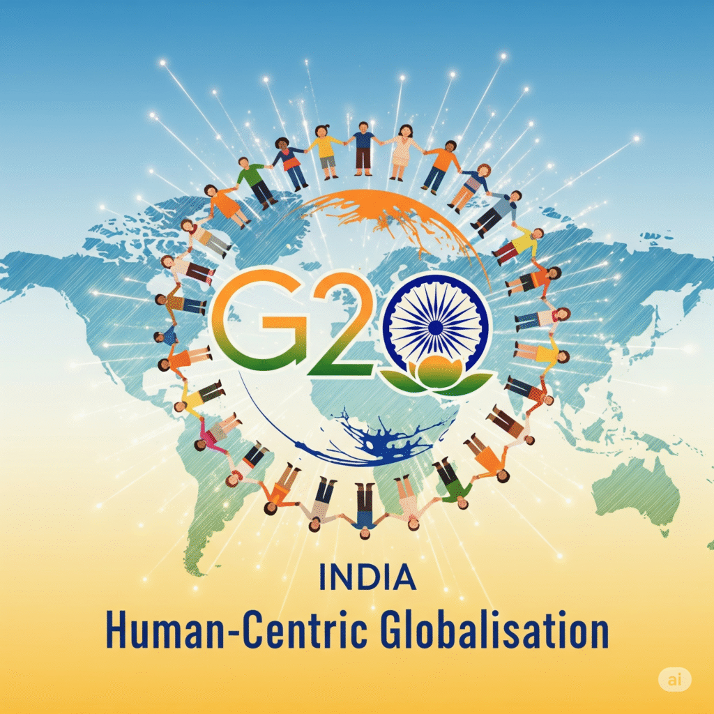 India G20 Human-Centric Globalisation essay